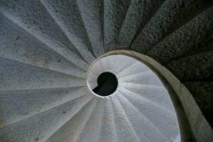 White marble staircase, from royalty free image site.