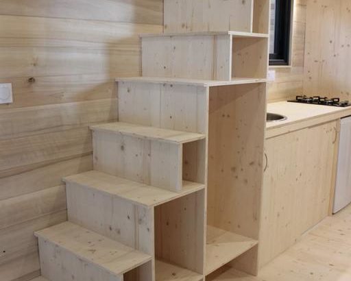 Tiny House Tansu Stairs The Solution, How To Build Tiny House Storage Stairs