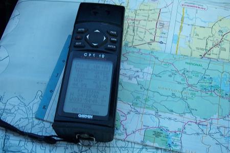 GPS location device with information on its screen, from rsvstks of FreeImages