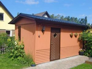 Upgraded shed in someone's backyard, from Susanne Nilsjo of FreeImages