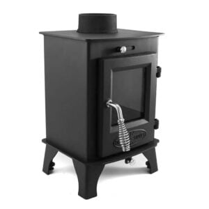 A side profile shot of the 3k dwarf life stove with legs